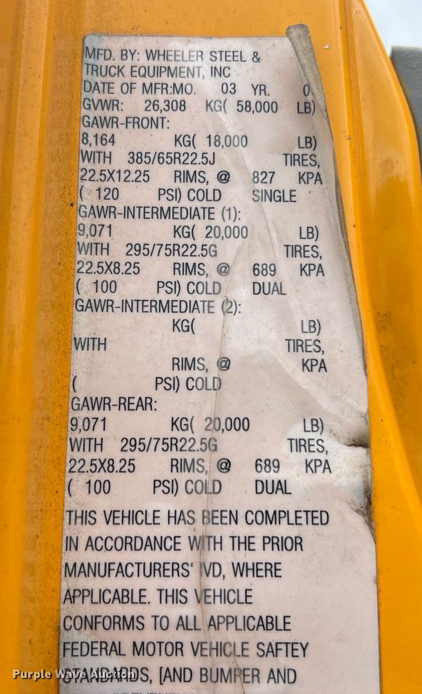 image for item JM9145 2007 International 7400  dump truck