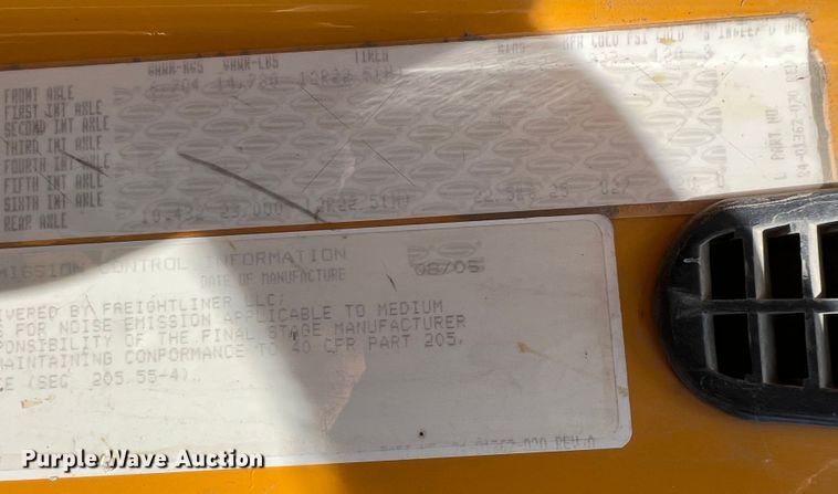 image for item JX9418 2006 Sterling L7500  dump truck