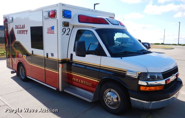 image for item KP9470 2015 Chevrolet Express G4500  ambulance
