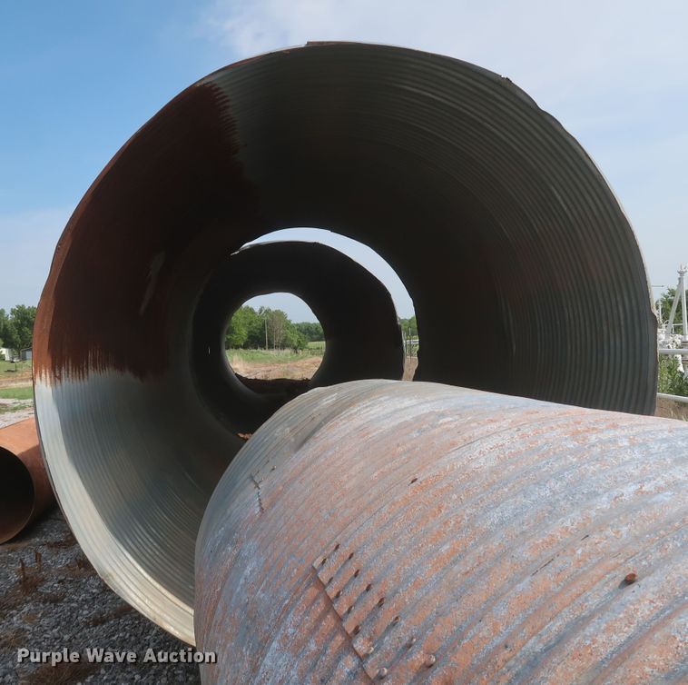 image for item KR9850 20' L x 10' diameter galvanized culvert