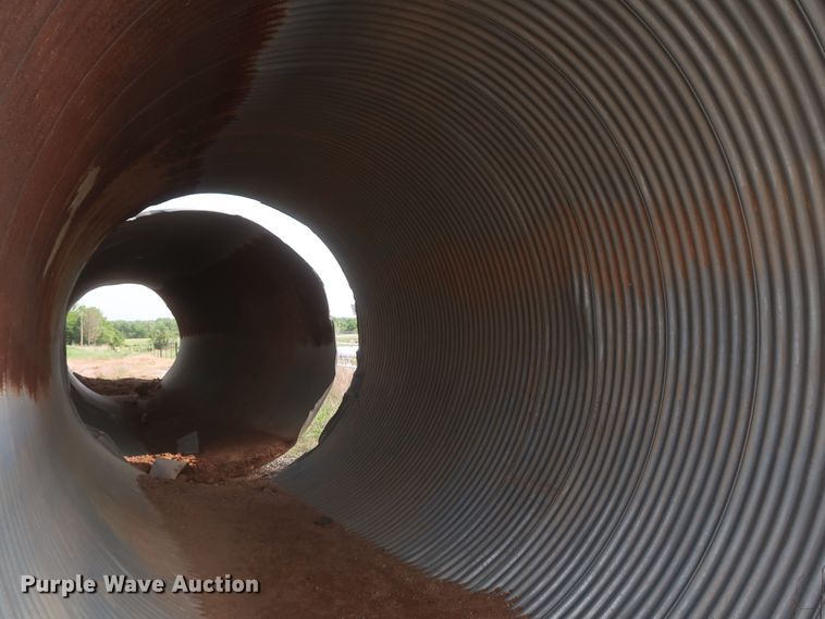 image for item KR9850 20' L x 10' diameter galvanized culvert