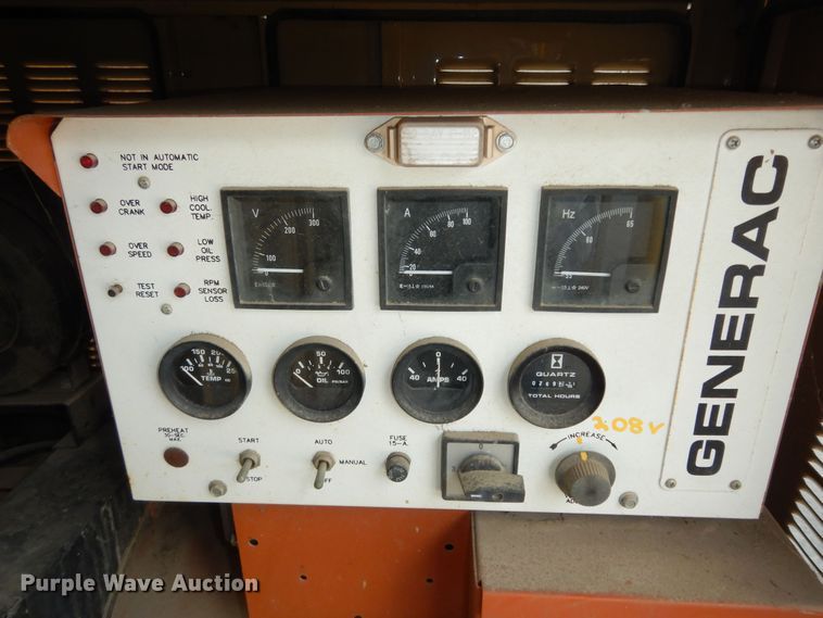 image for item KS9893 2000 Generac 20A03008S  generator