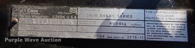 image for item LB9866 1991 Case IH 595  tractor