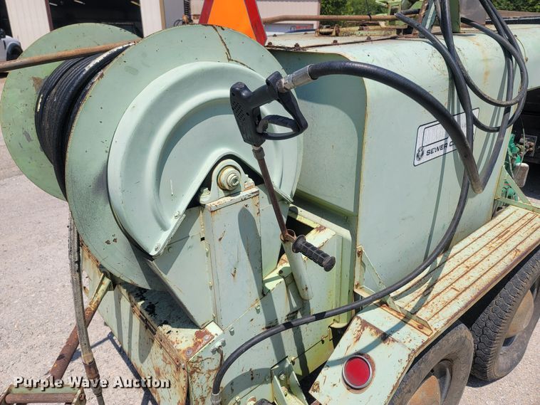 image for item LM9619 Sewer jetter trailer