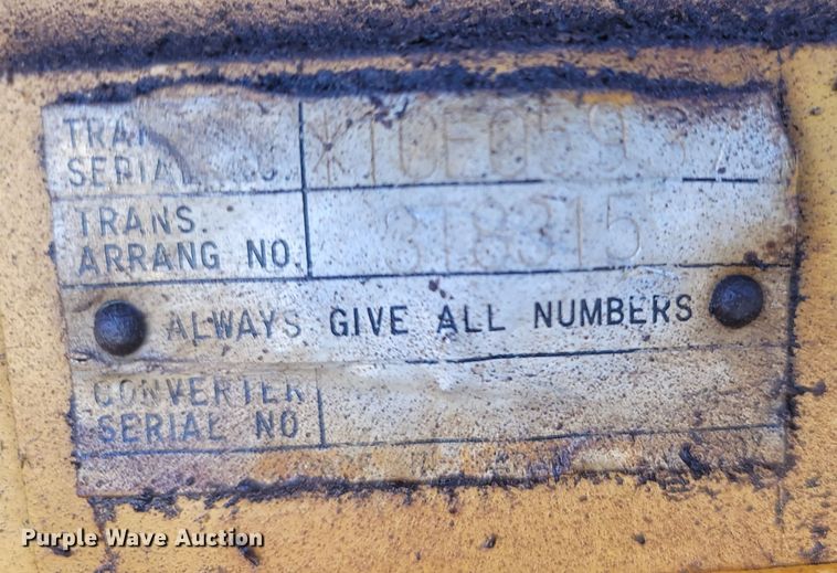 image for item LM9630 1990 Caterpillar D4H  dozer