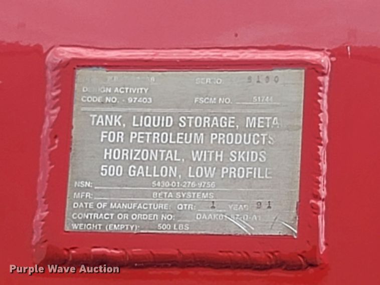 image for item LM9650 1999 Am General M35  brush fire truck