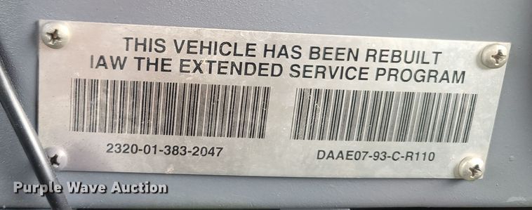 image for item LM9650 1999 Am General M35  brush fire truck