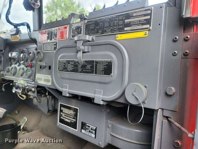 image for item LM9650 1999 Am General M35  brush fire truck