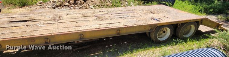 image for item LM9661 1995 Nuttall 255E  drop deck equipment trailer