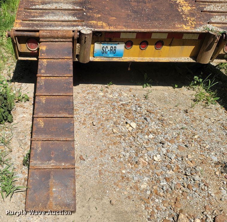 image for item LM9661 1995 Nuttall 255E  drop deck equipment trailer