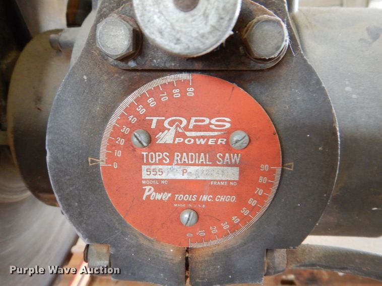 image for item MF9170 Tops 555  radial saw