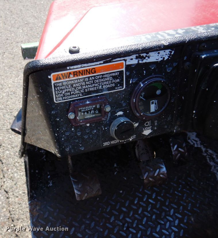 image for item MH9037 Toro Workman 3200  utility vehicle
