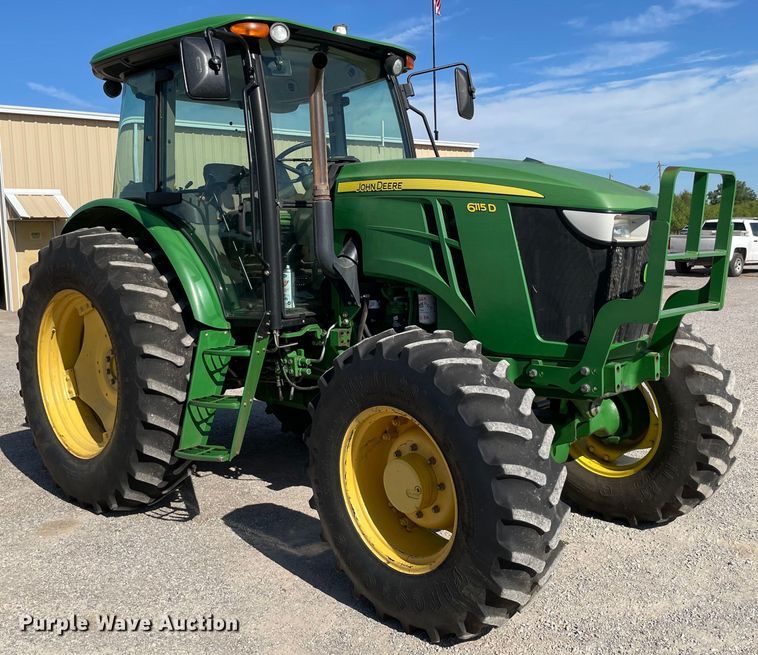 image for item MJ9078 2013 John Deere 6115D  MFWD tractor