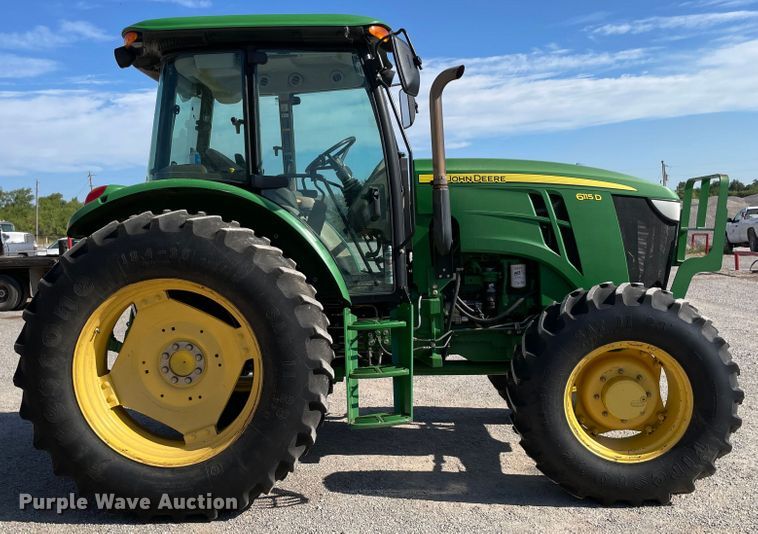 image for item MJ9078 2013 John Deere 6115D  MFWD tractor