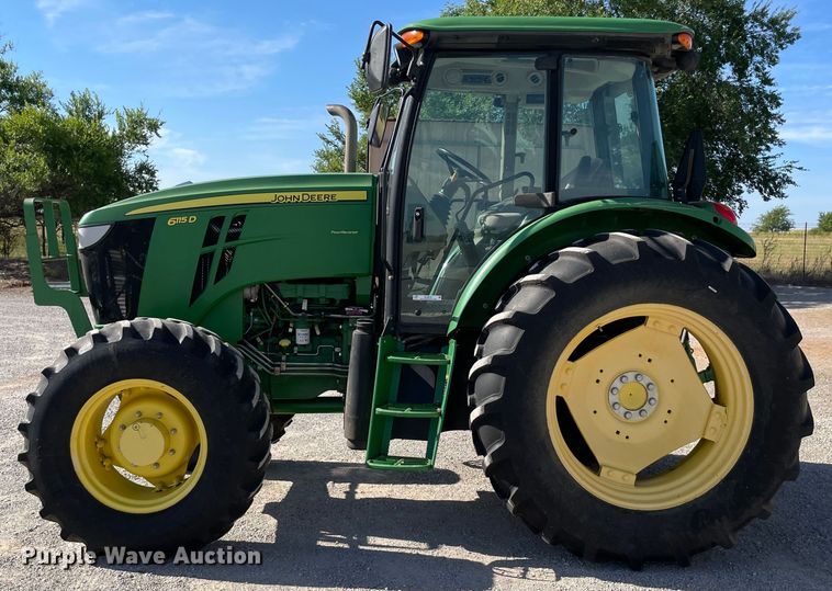 image for item MJ9078 2013 John Deere 6115D  MFWD tractor