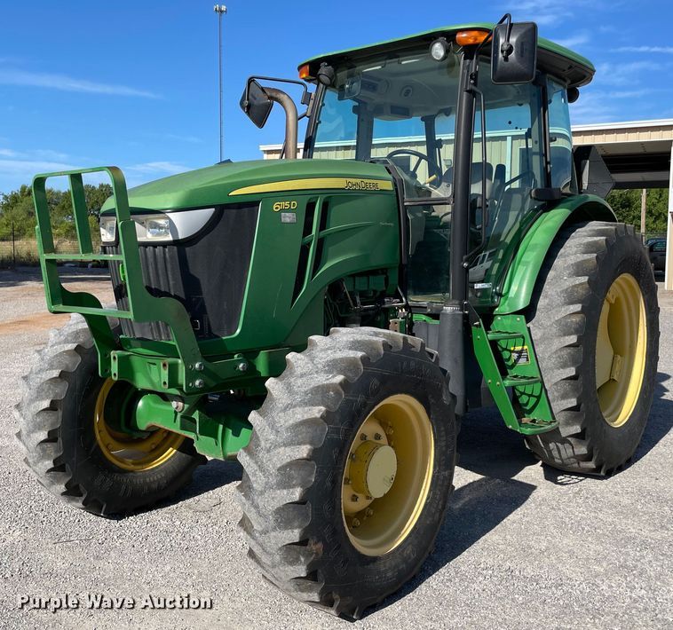 image for item MJ9079 2013 John Deere 6115D  MFWD tractor