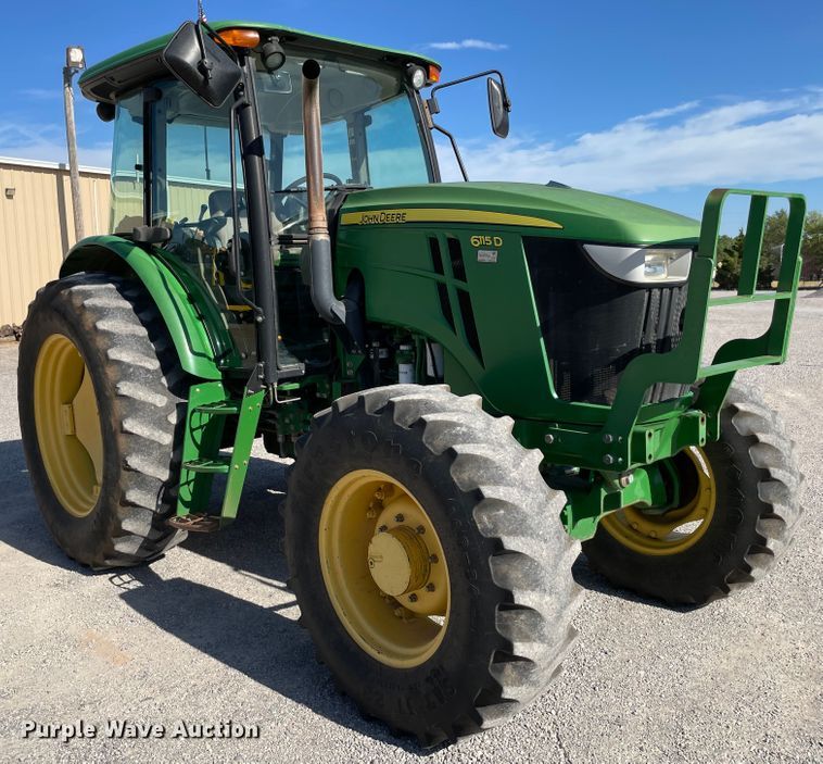 image for item MJ9079 2013 John Deere 6115D  MFWD tractor