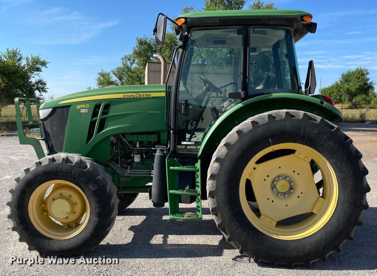 image for item MJ9079 2013 John Deere 6115D  MFWD tractor
