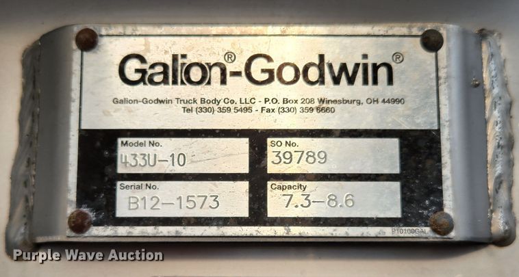 image for item MK9077 2013 Kenworth T400  dump truck