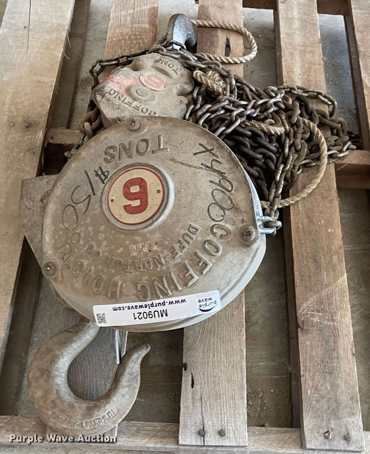 image for item MU9021 Coffing  chain hoist