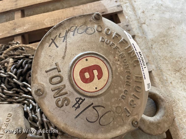 image for item MU9021 Coffing  chain hoist