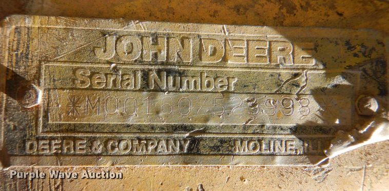 image for item MW9286 1985 John Deere 650  tractor