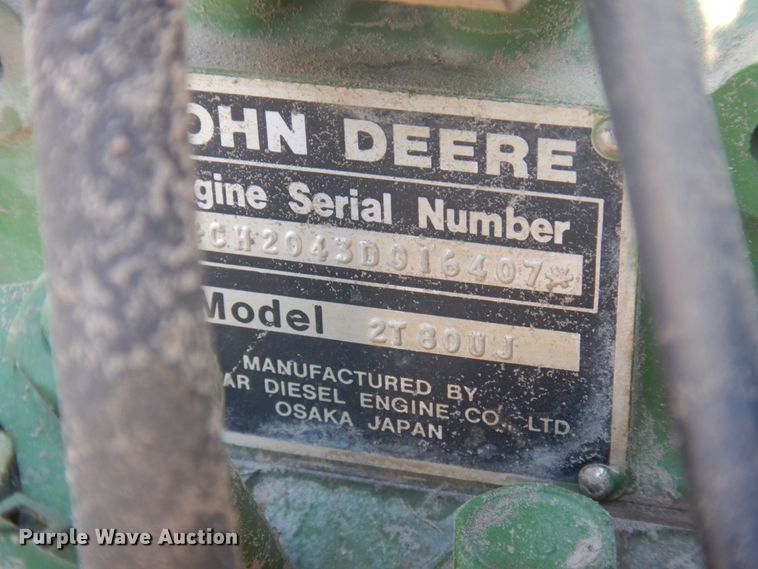 image for item MW9286 1985 John Deere 650  tractor