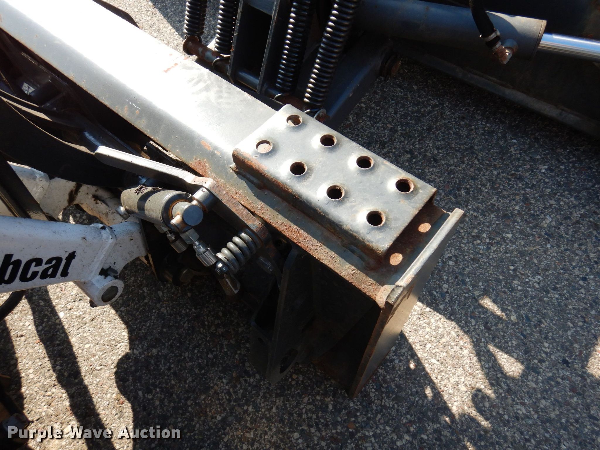 2010 Bobcat VBlade 84 skid steer snow plow in Arden Hills, MN Item