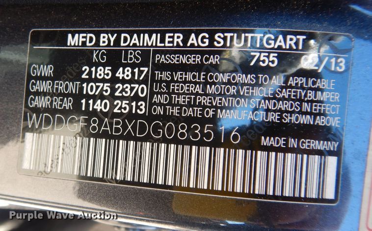 image for item DM3043 2013 Mercedes Benz C300