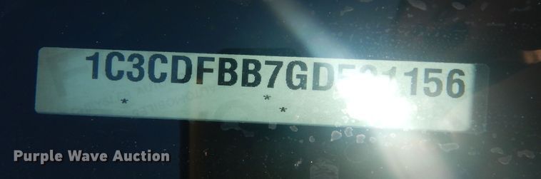 image for item DN1683 2016 Dodge Dart Rallye