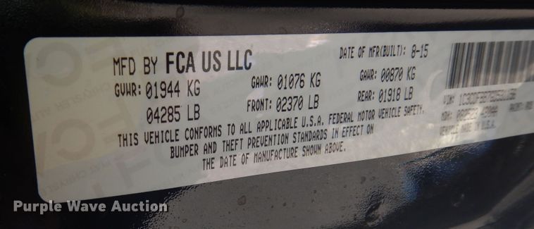 image for item DN1683 2016 Dodge Dart Rallye