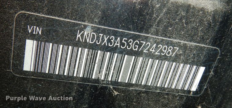 image for item DN1725 2016 Kia Soul