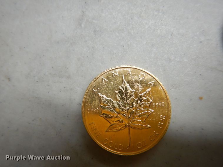 image for item KS9845 (4) 1985 Canadian $50 one ounce fine gold coins