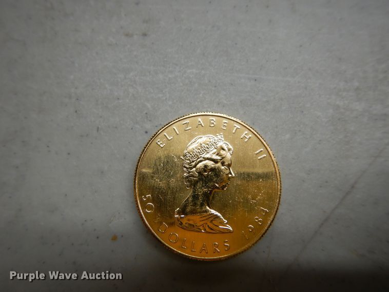 image for item KS9846 (3) 1984 Canadian $50 one ounce fine gold coins