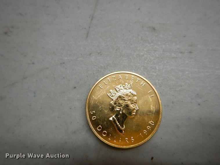 image for item KS9850 (3) Canadian $50 one ounce fine gold coins