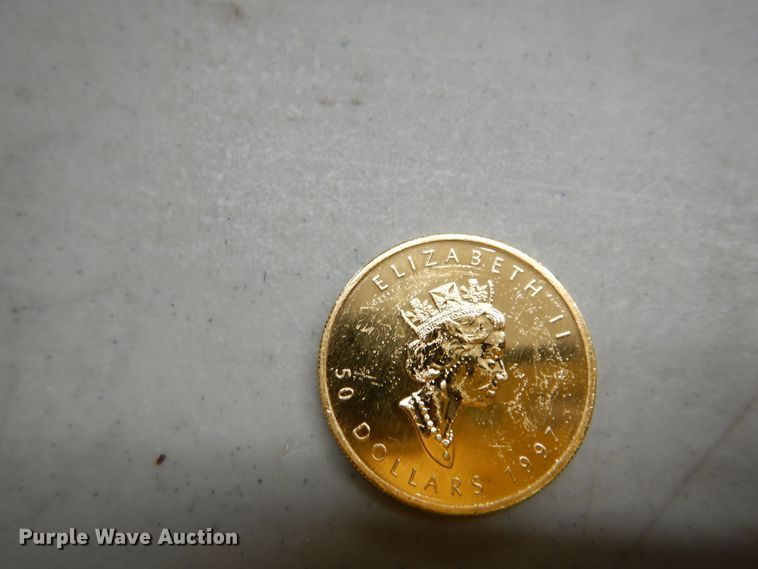 image for item KS9850 (3) Canadian $50 one ounce fine gold coins