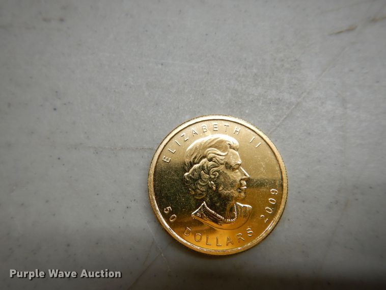 image for item KS9850 (3) Canadian $50 one ounce fine gold coins