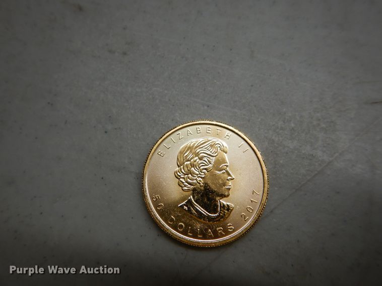 image for item KS9859 (4) 2017 Canadian $50 one ounce fine gold coins