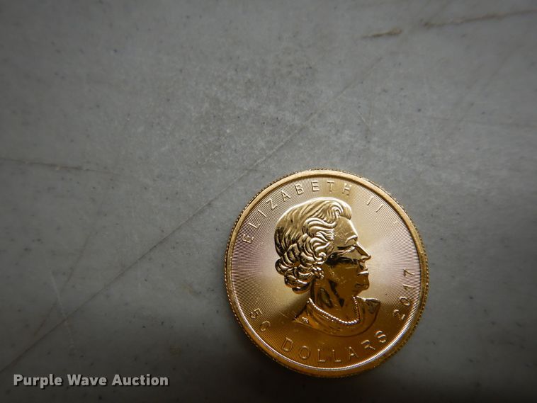 image for item KS9860 (4) 2017 Canadian $50 one ounce fine gold coins