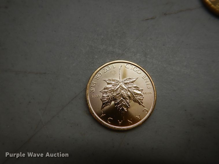 image for item KS9862 (4) 2017 Canadian $50 one ounce fine gold coins