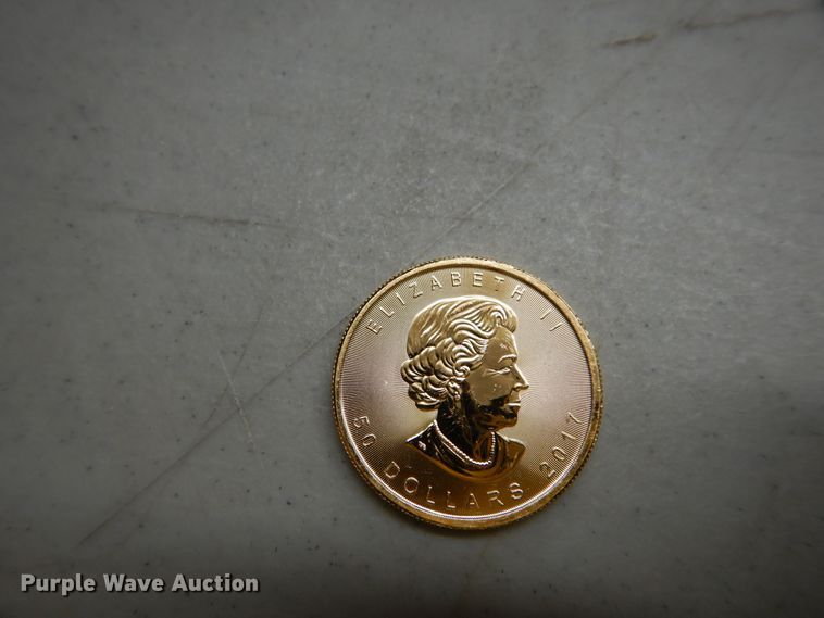 image for item KS9862 (4) 2017 Canadian $50 one ounce fine gold coins