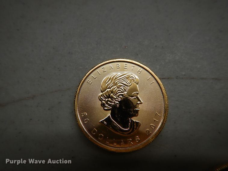 image for item KS9863 (4) 2017 Canadian $50 one ounce fine gold coins