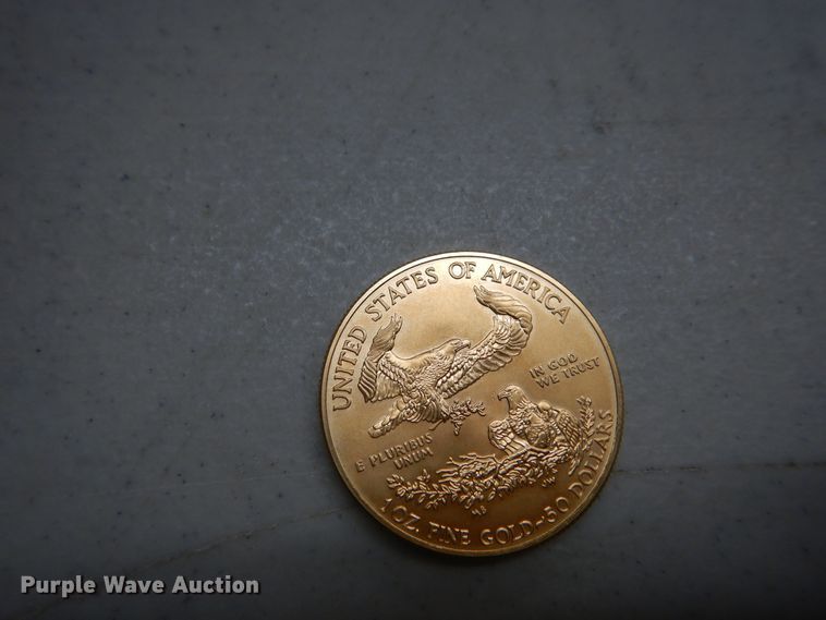 image for item KS9867 2017 American Eagle $50 one ounce fine gold coin