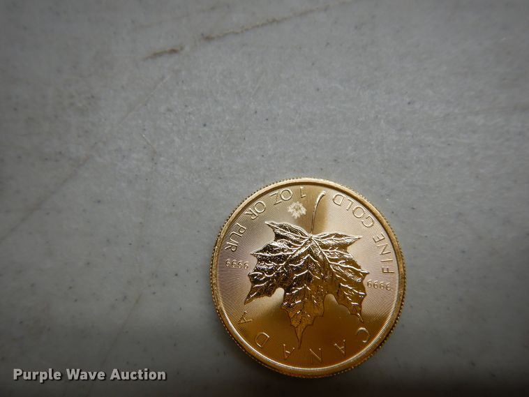 image for item KS9871 (4) 2018 Canadian $50 one ounce fine gold coins