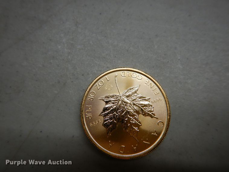 image for item KS9874 (4) 2018 Canadian $50 one ounce fine gold coins