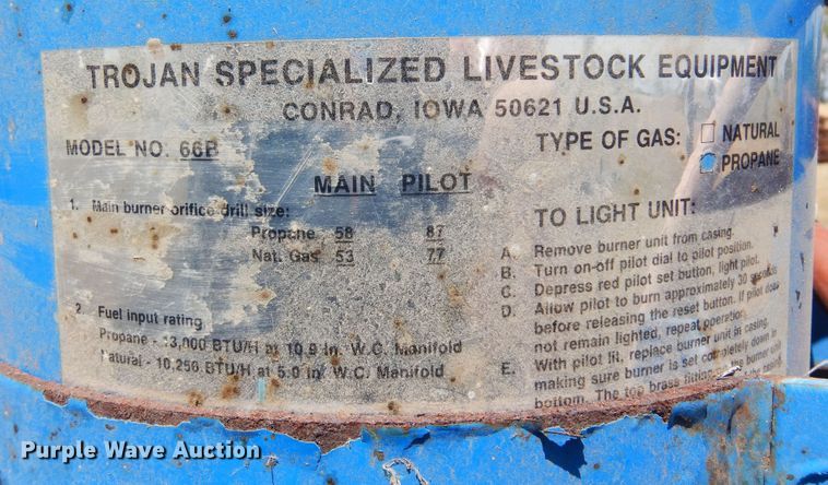 image for item DB7894 (2) Trojan 66B tank heaters