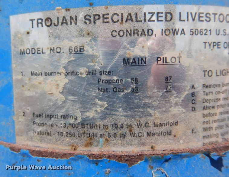 image for item DB7894 (2) Trojan 66B tank heaters