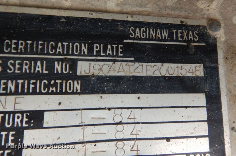 image for item DK0359 1984 J&L Tank  tank tender grain trailer