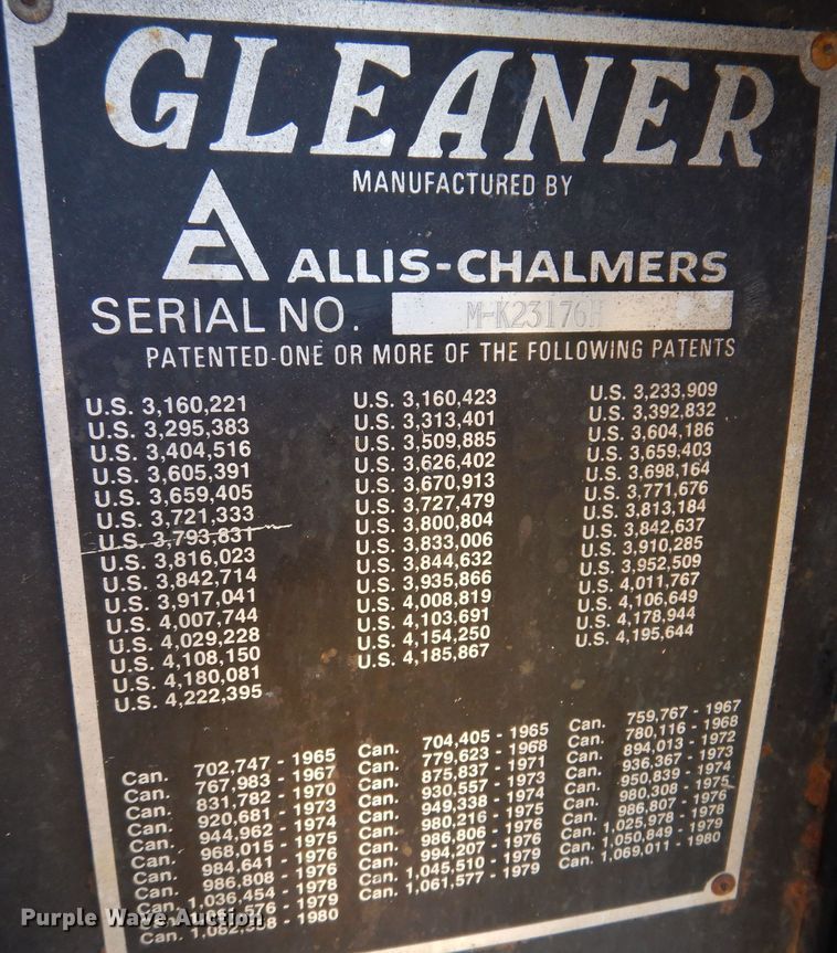 image for item DK2027 1978 Gleaner M2  combine