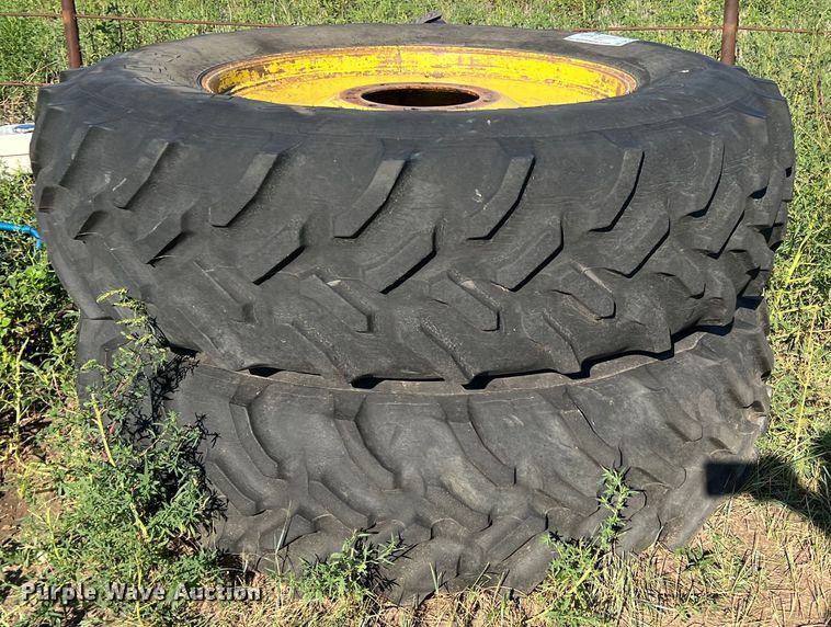 image for item DK7136 (2) 18.4R38 tires and wheels